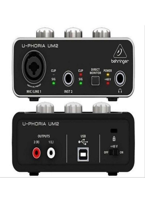 Funcore Um2 Behringer U Phoria UM2 USB Audio Interface – Rockstar Music Store